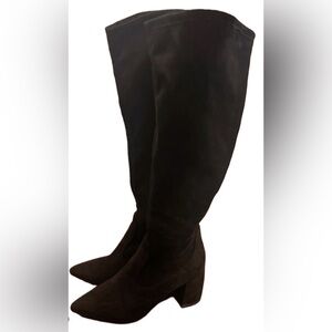 Marc Fisher Knee High Black Women's Boots